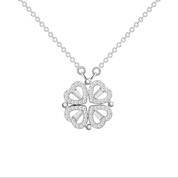 Cubic Zircon Transformative Pendant necklace - Picture 1 of 2